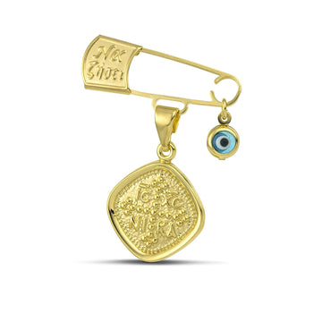 Παραμάνα παιδική Κ9 με κρεμαστό κωνσταντινάτο και μάτι MSP5002.051